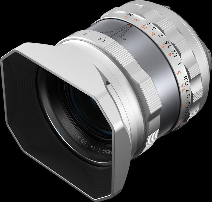 Actual product image Thypoch Full-frame Photography Lens Simera 50mm f1.4 for Leica M Mount - Silver (Leica M, full size)