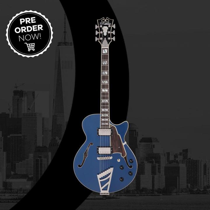 Produktbild D'angelico Guitars D'Angelico Deluxe SS Limited Edition Sapphire (E-Gitarre)
