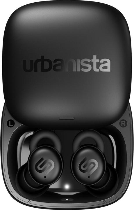 Urbanista True Wireless In-Ear-Kopfhörer Porto Schwarz (keine Geräuschunterdrückung, 27 h, Kabellos)