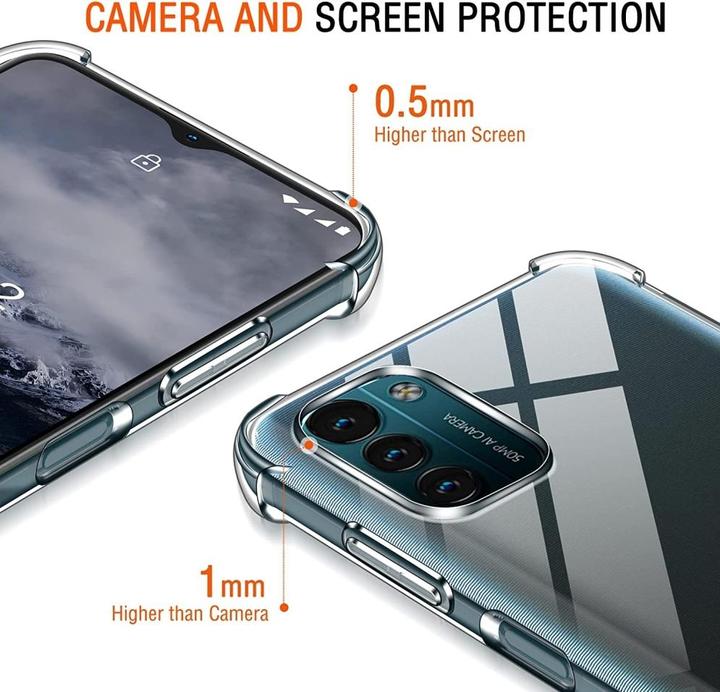 Actual product image Screenguard Crystal Soft Airbag Bumper (Nokia G21)
