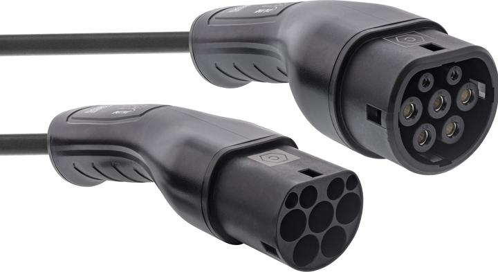 Produktbild InLine EV Spiral-Autoladekabel 22kW Typ2 (Typ 2, 22 kW, 32 A, 5 m)