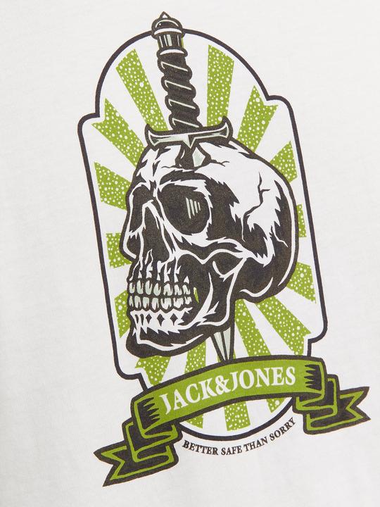 Actual product image Jack & Jones Jorseven Skull Tee Ss Crew Neck Sn (XS)