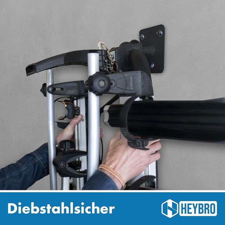 Produktbild Heybro Universal Wandhalterung für Fahrradträger (Grau)