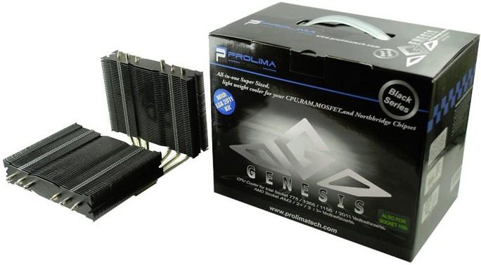 Actual product image Prolimatech Black Genesis CPU Cooler (160 mm)