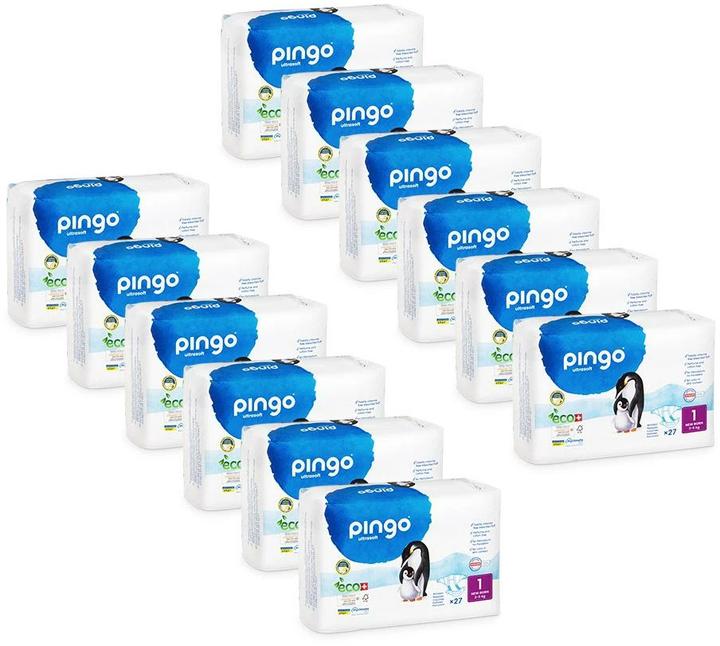 Actual product image Pingo New Born (Size 1, Monthly box, 324 Piece)