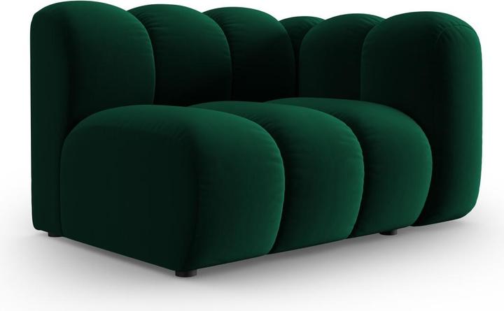 Image du produit Micadoni Chauffeuse Droit Velours, "Lupine", 1 Place, 115x95x70Fabriqué en Europe (2 places, 3 places, 4 places)