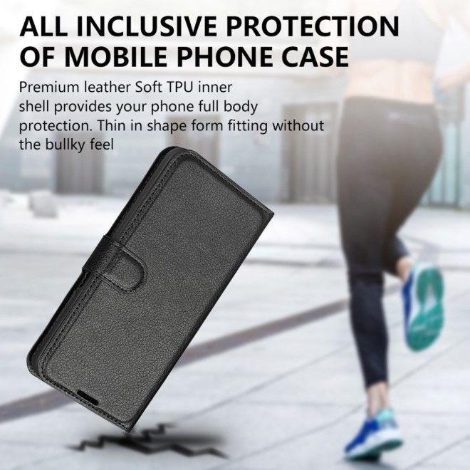 Produktbild MU Classic Litchi Leder Bookcover Series (Honor 70)
