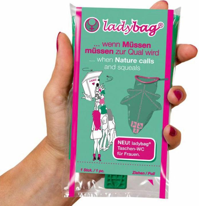 Produktbild Ladybag Taschen-WC für Frauen (1000 ml, Intimwaschlotion)