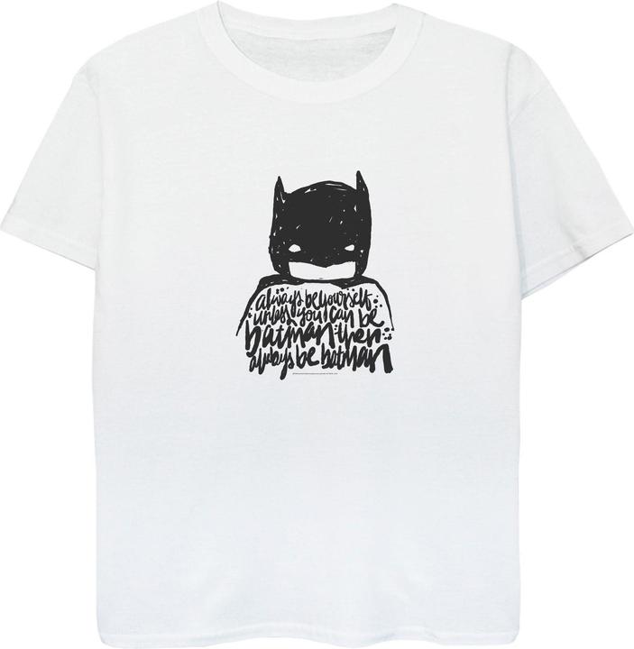 Immagine prodotto Batman T-shirt da bambino in cotone con logo (Always Be Yourself) (116)
