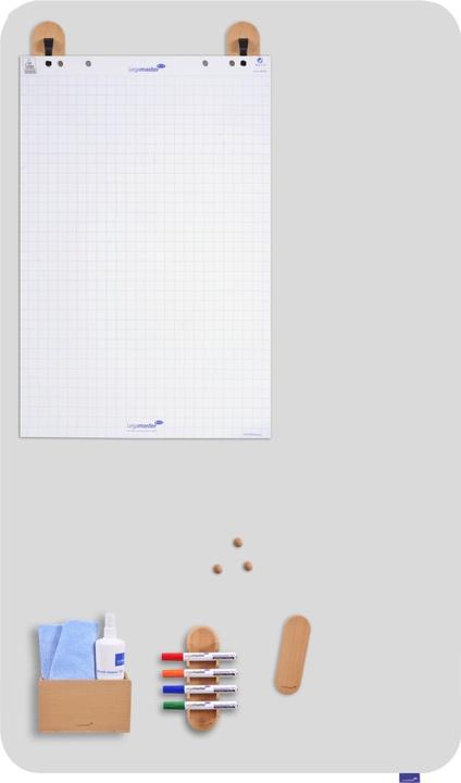 Produktbild Legamaster Stiftehalter Wooden Whiteboard, Hellbraun