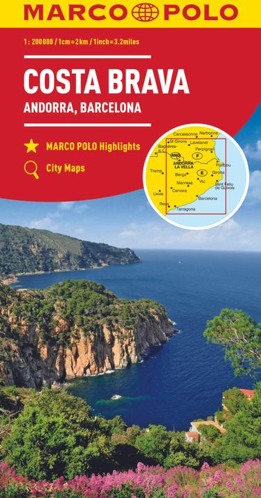 Produktbild MARCO POLO Karte Costa Brava, Andorra