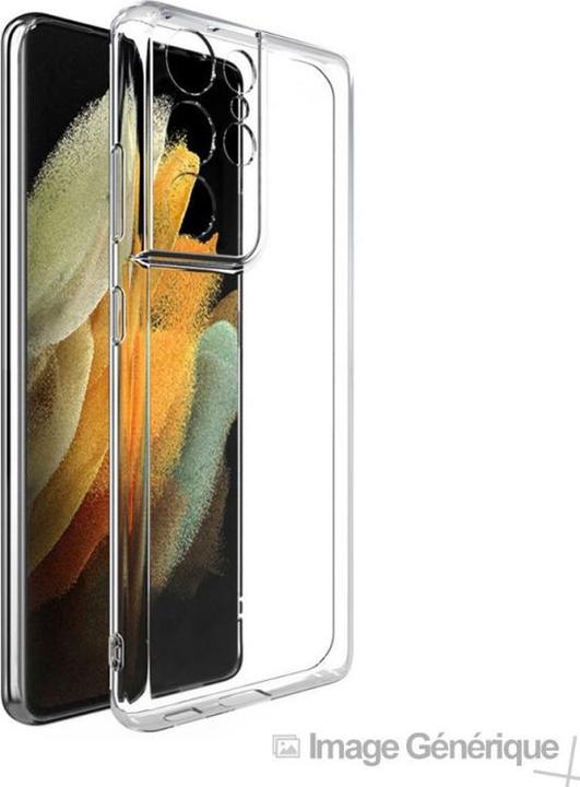 Actual product image NoName Silicone Case For Samsung Galaxy S21 Ultra (0.5mm, Clear) In Bulk