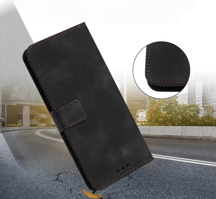 Actual product image Cover-Discount Wildleder Look Etui im Vintage Design (Samsung Galaxy S25 Ultra)