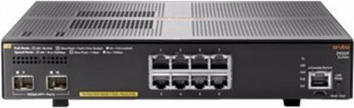 HPE E Aruba 2930F Switch 2 ports SFP+, PoE+, Layer 3, VSF Stacking, RIP Routing, Access OSPF, ACL (10 Ports)