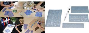 Produktbild Wedo Schriftschablonen Set (118 mm)