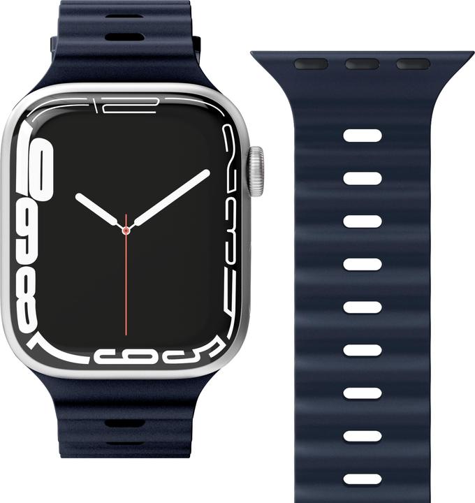 Immagine prodotto Vonmählen Custodia Ocean Band 2 Band One Navy 42/44/45/49 mm (42 mm, 44 mm, 45 mm, 49 mm, Acciaio inossidabile, Apple Watch Ultra, Apple Watch Series 1, Apple Watch Series 2, Apple Watch Series 3, Apple Watch Serie 4, Apple Watch Serie 5, Apple Watch Serie 6, Apple Watch Series 7, Apple Watch Series 8, Apple Watch Series 9, Apple Watch SE, Apple Watch Ultra 2)