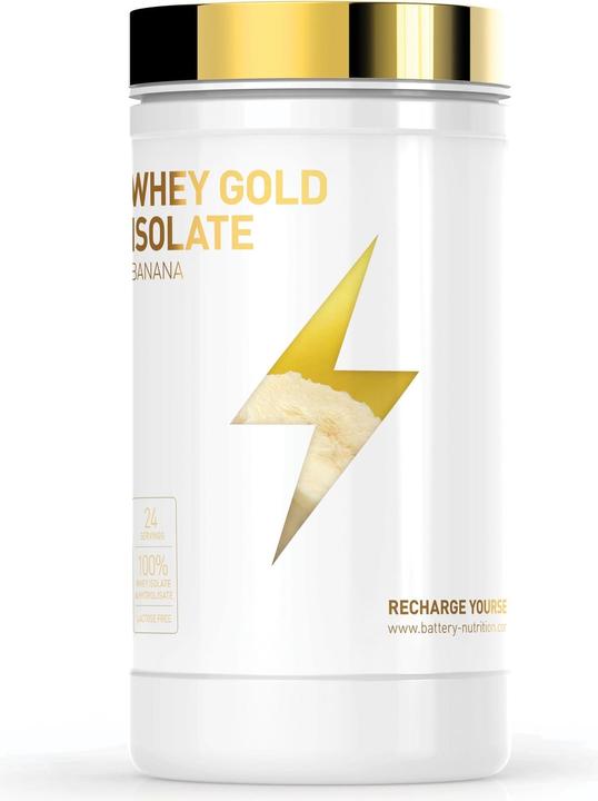 Image du produit Battery Nutrition Isolat de Whey Gold (Banane, 1 pcs, 600 g)
