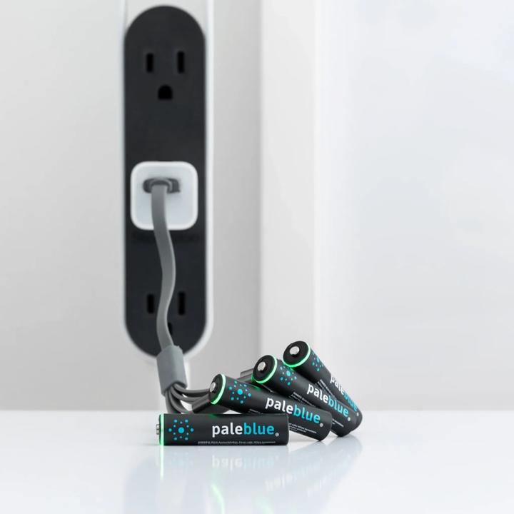 Immagine prodotto Pale Blue Kit di sostenibilità USB-C (confezioni da 2AA e 2AA) (16 pz., AA, AAA, 1560 mAh)