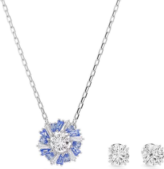 Produktbild Swarovski Idyllia Set Verschiedene Schliffe Blume Blau