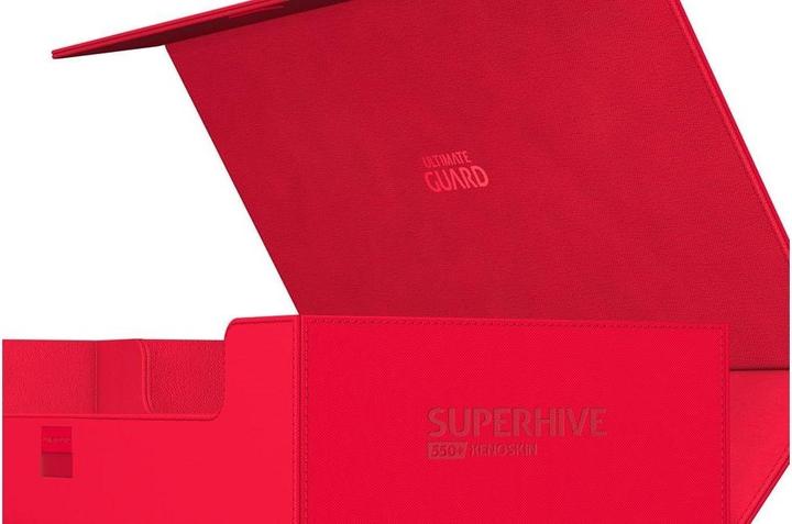 Actual product image Ultimate Guard Card Box XenoSkin Superhive 550+ Red