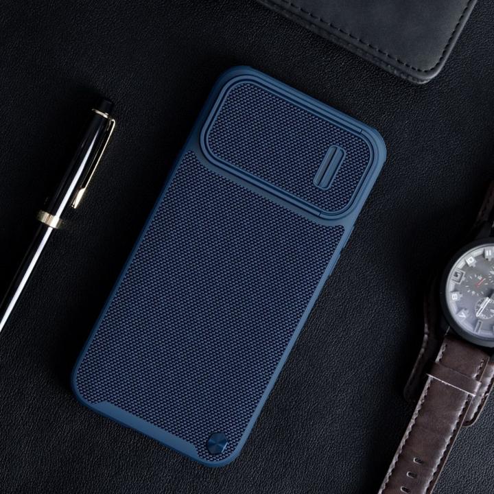 Image du produit Nillkin Étui en S texturé pour iPhone 14 Pro Max avec cache-caméra noir (Apple iPhone 14 Pro Max)