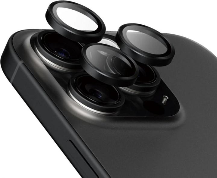 PanzerGlass Hoops Camera Lens Protector (1 Stück, Apple iPhone 16 Pro, Apple iPhone 16 Pro Max)