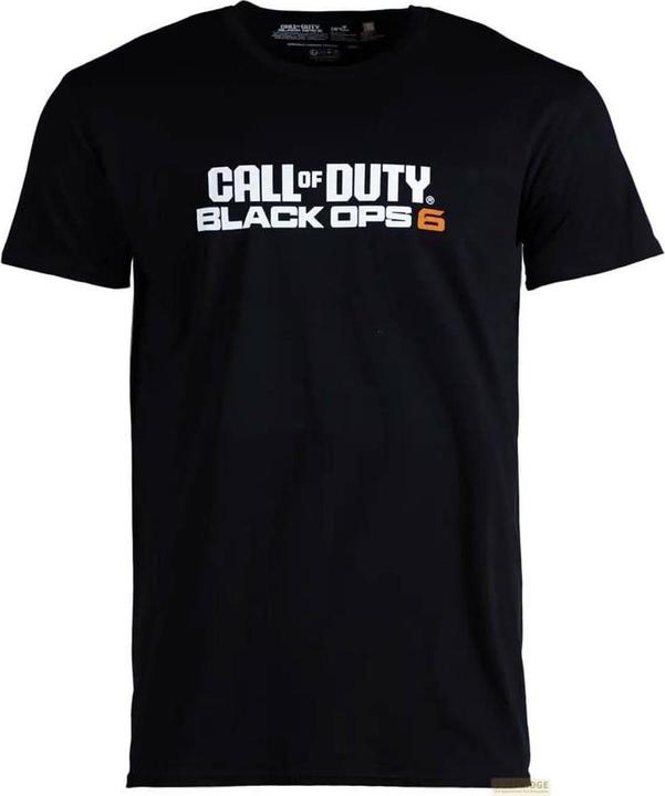 Actual product image Dpi Merchandising Call of Duty: Black Ops 6 Unisex T-Shirt ""Logo"" Black (L)