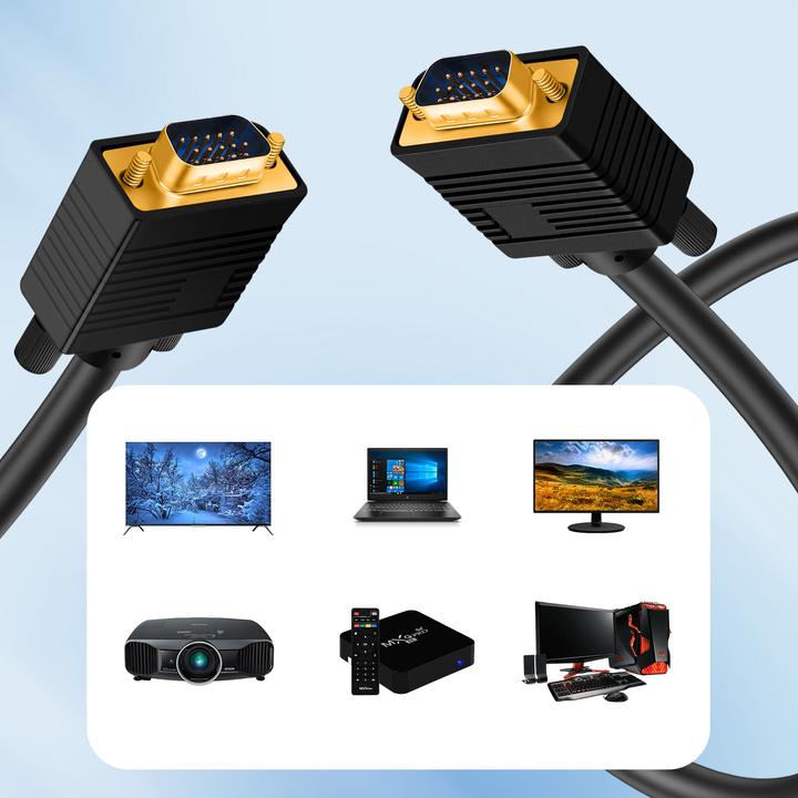 Immagine prodotto LinQ Cavo video VGA 5m (5 m, VGA)