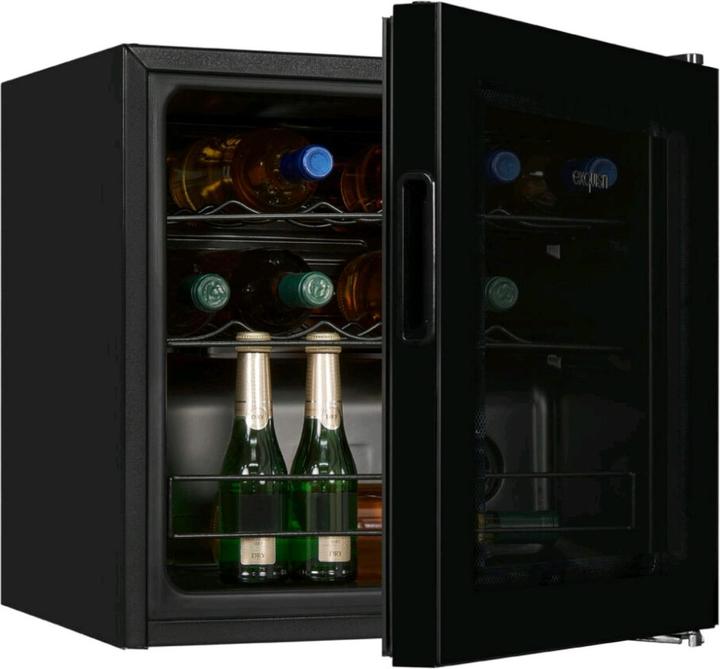 Exquisit WS1-12-GTE-030G nero, refrigeratore per vini (unità indipendente)