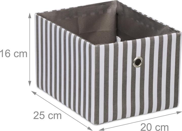 Produktbild Relaxdays 2x Aufbewahrungsbox (20 x 25 x 16 cm, 7 l)