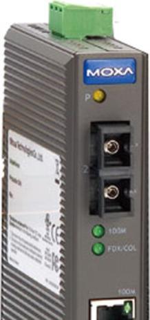 Actual product image Moxa MEDIA CONVERTER 10/100MTx (RJ45, RJ45 (1x))