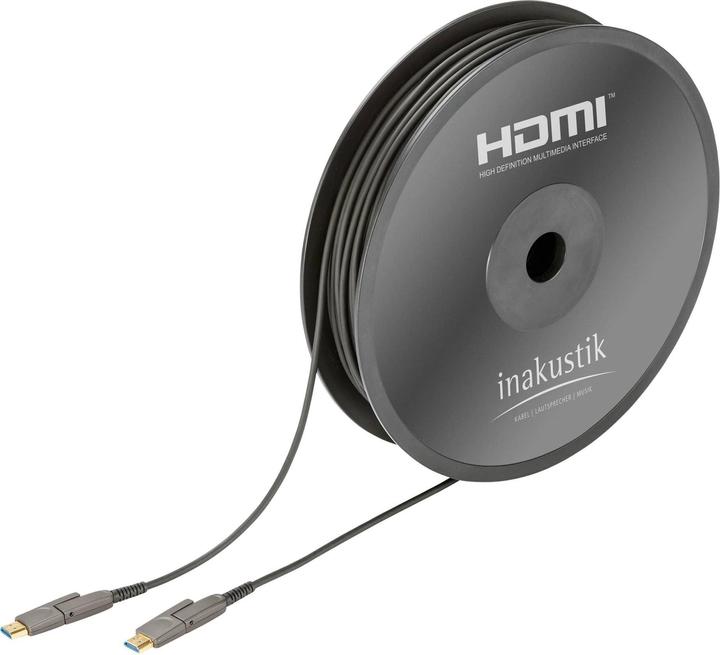 Actual product image Inakustik HDMI (Typ A)| micro HDMI (Typ D) — DVI| micro HDMI (Typ D) (30 m, HDMI, DVI)