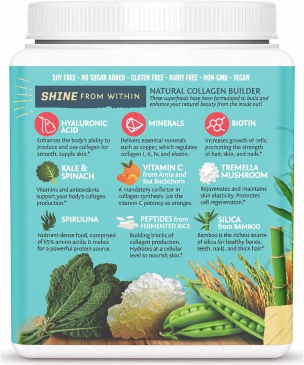Produktbild Sunwarrior Collagen Building Protein Peptides Tahitian Vanilla (1 Stück, Flüssigkeit, 500 g)