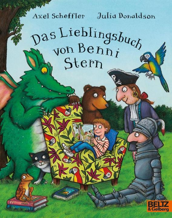 Actual product image Das Lieblingsbuch von Benni Stern (German, Macmillan Children's Books, Julia Donaldson, Axel Scheffler, Monika Osberghaus, 2024)