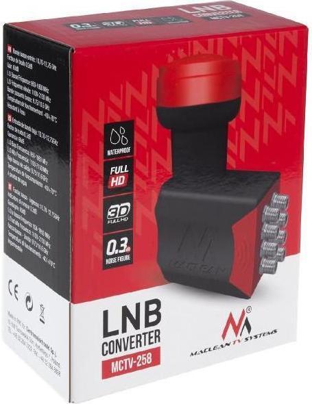 Immagine prodotto Maclean Convertitore satellitare LNB Multiroom Octo Premium MCTV-258 (Polpo LNB)