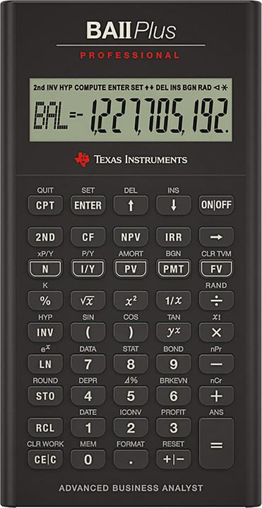 Produktbild TI BA II Plus Professional (Batterien)