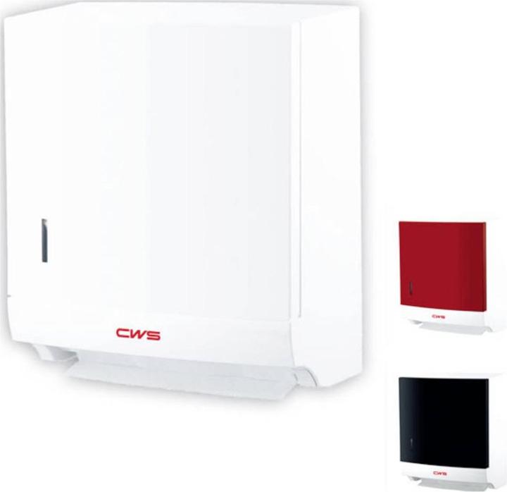 Actual product image CWS Folding paper dispenser Paradise Paper Slim White HD4622.01 1 pc.