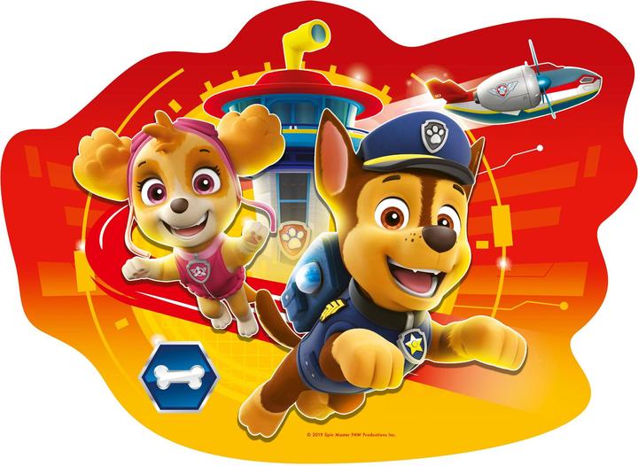 Actual product image Ravensburger 4 in 1 Shaped Puzzles - Paw Patrol (10 pieces)