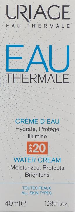 Actual product image Uriage Eau Thermale Cream SPF20 Cream (40 ml, Day cream, SPF 20)