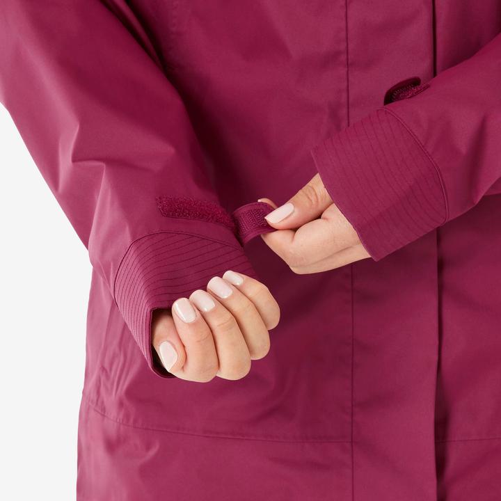 Produktbild Quechua Wanderjacke Damen wasserdicht - NH500 violett (L)