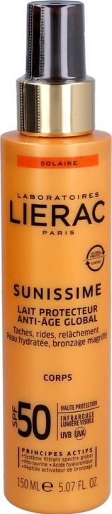 Image du produit Lierac sunissime antiedad spf50 150ml (Lait solaire, SPF 50, 150 ml)