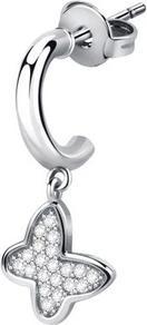 La Petite Story - Steel single earring with bow tie LPS02AQM95
