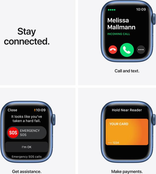 Actual product image Apple Watch Series 7 (41 mm, 4G)