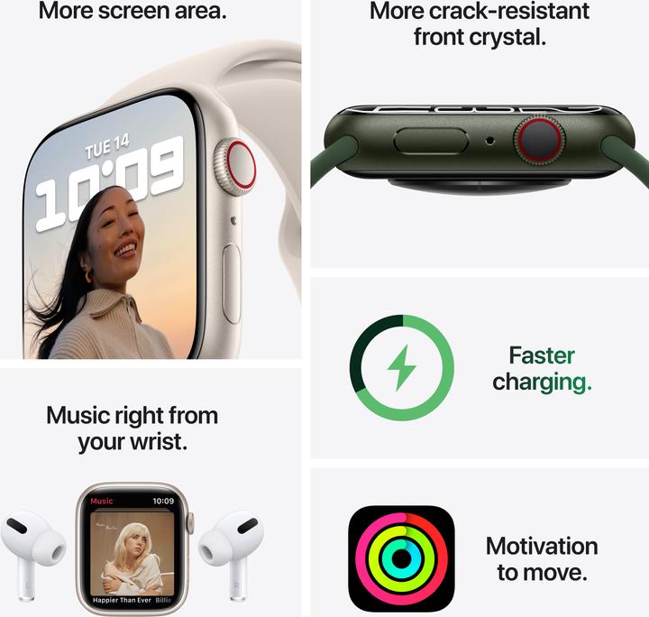 Image du produit Apple Watch Series 7 (45 mm, 4G)