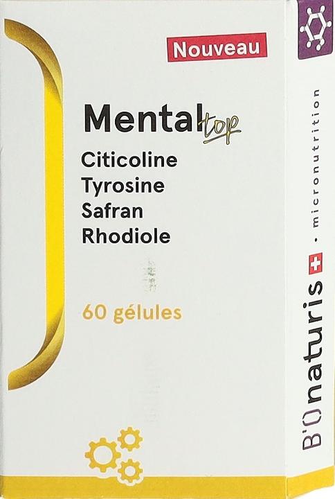 Actual product image B'Onaturis BIONATURIS Mental Top Caps Ds 60 (60 Piece, Capsules, 70 g)