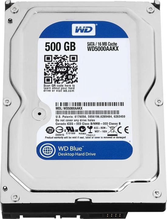 Produktbild WD Caviar Blue 500GB 7200RPM (0.50 TB, 3.5")