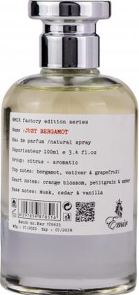 Emir Just Bergamot Factory Edition Eau De Parfum 100ml (Eau de Parfum, 100 ml)