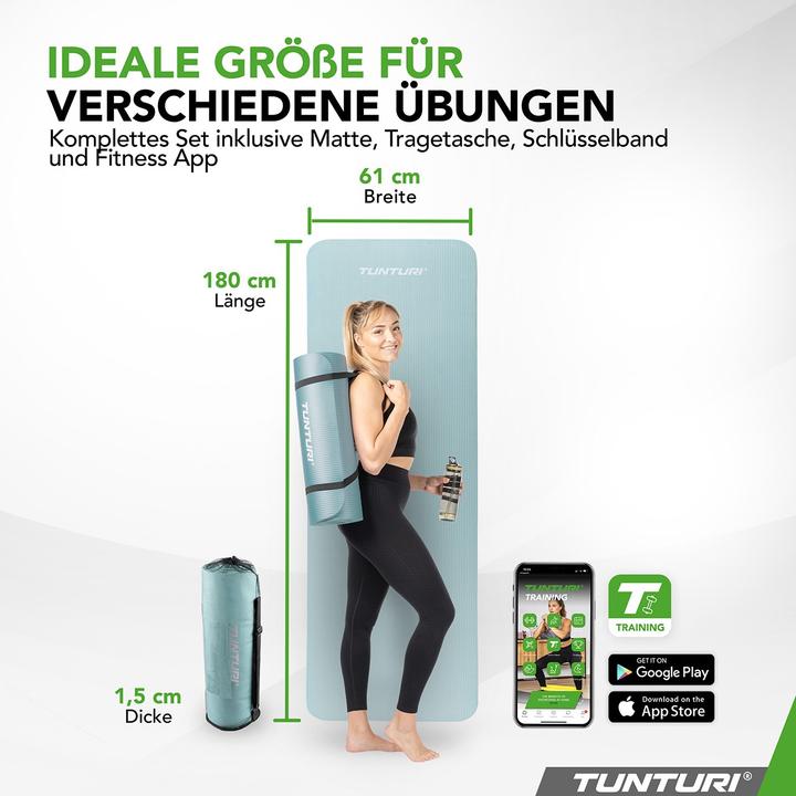 Produktbild Tunturi NBR Fitness Matte (15 mm)