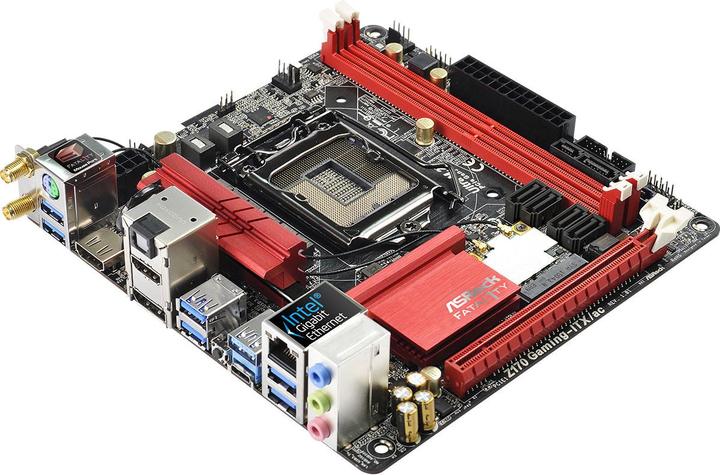 Produktbild AsRock Fatal1ty Z170 Gaming-ITX/ac (LGA 1151, Intel Z170, Mini-ITX)
