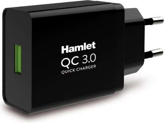 Hamlet XPWCU118QC Caricabatterie per dispositivi mobili Nero Interno (18 W)